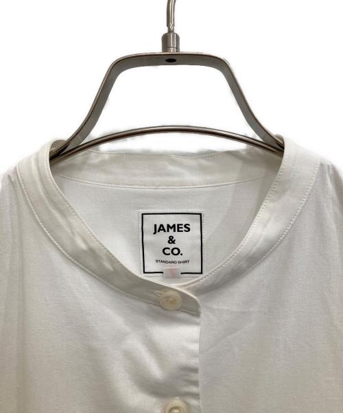 james&co（ジェームスアンドコー）james&co (ジェームスアンドコー) ノースリーブワンピース ホワイト サイズ:1の古着・服飾アイテム