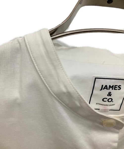 james&co（ジェームスアンドコー）james&co (ジェームスアンドコー) ノースリーブワンピース ホワイト サイズ:1の古着・服飾アイテム