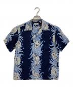 Sun Surfサンサーフ）の古着「アロハシャツ」｜ネイビー