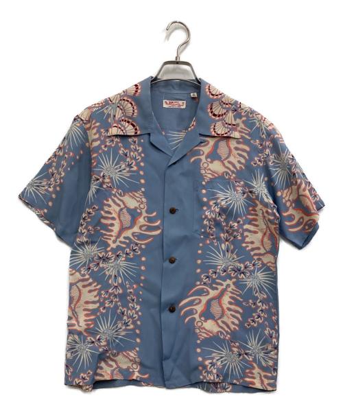 Sun Surf（サンサーフ）Sun Surf (サンサーフ) アロハシャツ スカイブルー サイズ:Sの古着・服飾アイテム