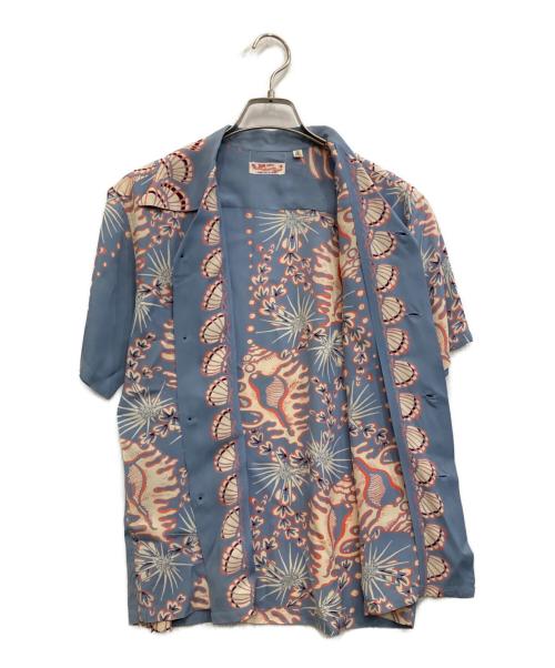 Sun Surf（サンサーフ）Sun Surf (サンサーフ) アロハシャツ スカイブルー サイズ:Sの古着・服飾アイテム