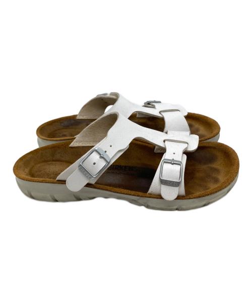 BIRKENSTOCK（ビルケンシュトック）BIRKENSTOCK (ビルケンシュトック) Saragossa/サンダル ホワイト サイズ:24の古着・服飾アイテム