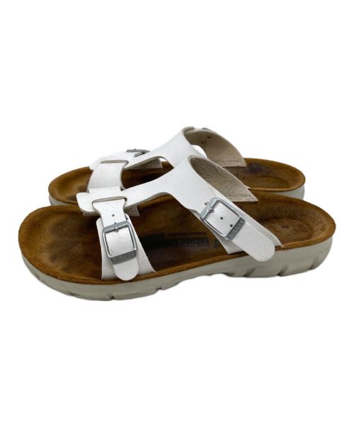 BIRKENSTOCK（ビルケンシュトック）BIRKENSTOCK (ビルケンシュトック) Saragossa/サンダル ホワイト サイズ:24の古着・服飾アイテム