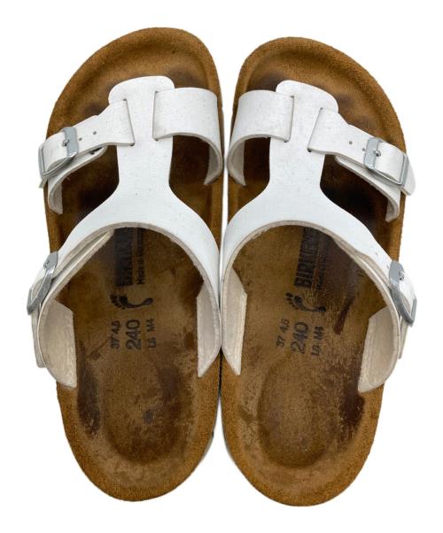BIRKENSTOCK（ビルケンシュトック）BIRKENSTOCK (ビルケンシュトック) Saragossa/サンダル ホワイト サイズ:24の古着・服飾アイテム