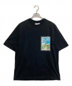 amiアミ）の古着「エッフェル塔プリントTシャツ」｜ブラック