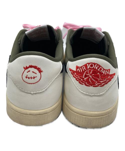 NIKE（ナイキ）NIKE (ナイキ) Travis Scott (トラヴィススコット) ローカットスニーカー オリーブ サイズ:27の古着・服飾アイテム