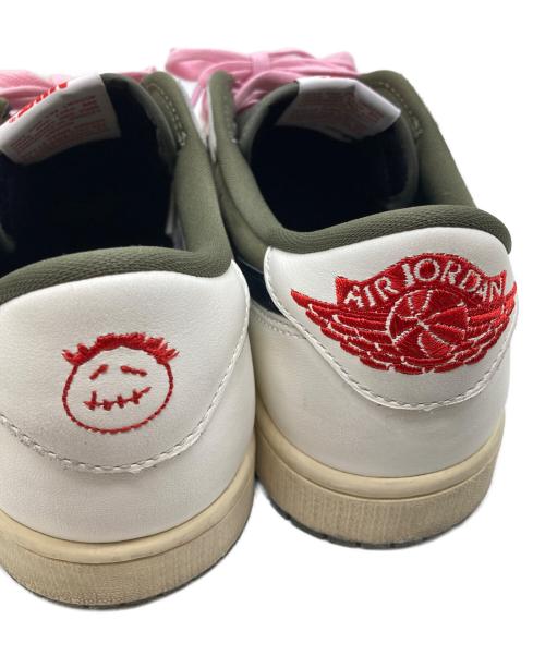 NIKE（ナイキ）NIKE (ナイキ) Travis Scott (トラヴィススコット) ローカットスニーカー オリーブ サイズ:27の古着・服飾アイテム