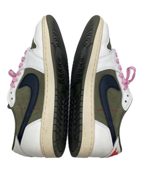 NIKE（ナイキ）NIKE (ナイキ) Travis Scott (トラヴィススコット) ローカットスニーカー オリーブ サイズ:27の古着・服飾アイテム