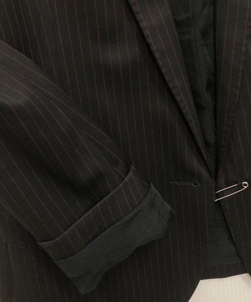 BALMAIN（バルマン）BALMAIN (バルマン) エンブレムテーラードジャケット ブラウン サイズ:36の古着・服飾アイテム