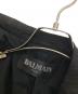 中古・古着 BALMAIN (バルマン) エンブレムテーラードジャケット ブラウン サイズ:36：12000円