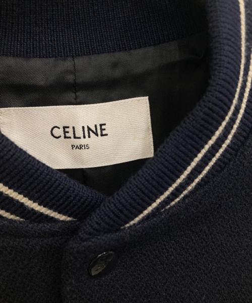 CELINE（セリーヌ）CELINE (セリーヌ) エンブロイダリーテディブルゾン ネイビー サイズ:36の古着・服飾アイテム