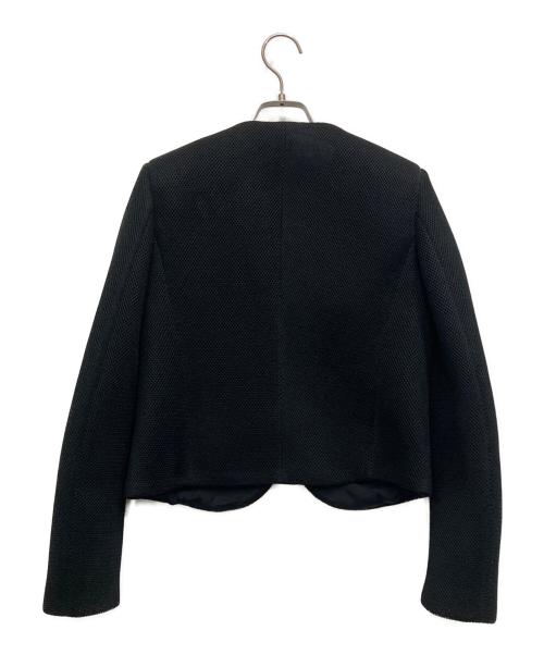 NEIL BARRETT（ニールバレット）NEIL BARRETT (ニールバレット) レザー切替メッシュジャケット ブラック サイズ:38の古着・服飾アイテム
