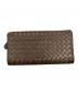 BOTTEGA VENETA (ボッテガベネタ) イントレチャート長財布 ブラウン：8000円
