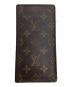 LOUIS VUITTON（ルイ ヴィトン）の古着「長財布」｜ブラウン