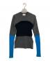 OMMO（オーエムエムオー）の古着「BUSTIER LAYERED BLOCKING KNIT」｜グレー