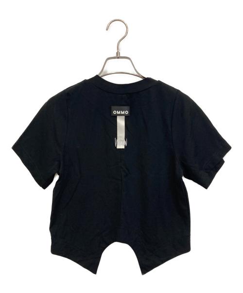 OMMO（オーエムエムオー）OMMO (オーエムエムオー) TUCK SLEEVE SHORT T ブラック サイズ:FREEの古着・服飾アイテム