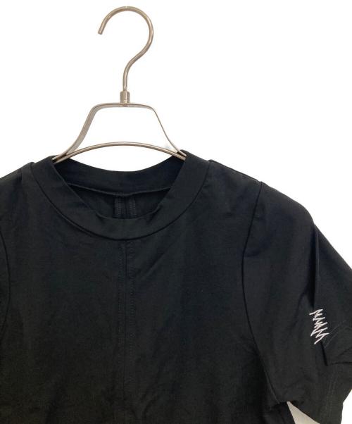 OMMO（オーエムエムオー）OMMO (オーエムエムオー) TUCK SLEEVE SHORT T ブラック サイズ:FREEの古着・服飾アイテム