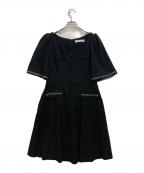 HER LIP TOハーリップトゥ）の古着「canal tweed mini dress」｜ブラック