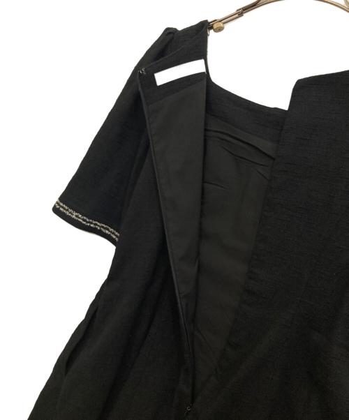HER LIP TO（ハーリップトゥ）Her lip to (ハーリップトゥ) canal tweed mini dress ブラック サイズ:M 未使用品の古着・服飾アイテム