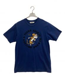 Onitsuka Tiger（オニツカタイガー）の古着「グラフィックTシャツ」｜ネイビー