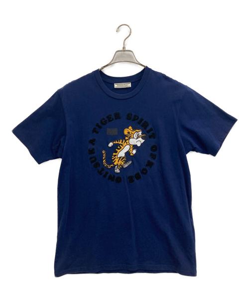Onitsuka Tiger（オニツカタイガー）Onitsuka Tiger (オニツカタイガー) グラフィックTシャツ ネイビー サイズ:XLの古着・服飾アイテム