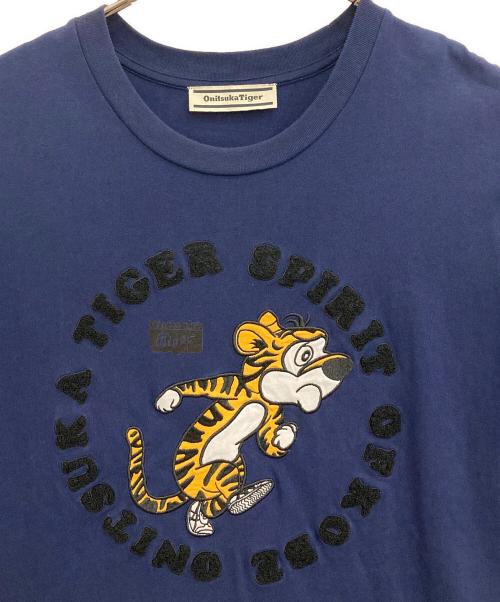 Onitsuka Tiger（オニツカタイガー）Onitsuka Tiger (オニツカタイガー) グラフィックTシャツ ネイビー サイズ:XLの古着・服飾アイテム