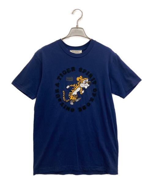 Onitsuka Tiger（オニツカタイガー）Onitsuka Tiger (オニツカタイガー) グラフィックTシャツ ネイビー サイズ:Sの古着・服飾アイテム