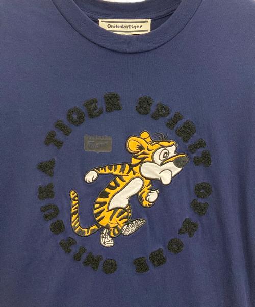 Onitsuka Tiger（オニツカタイガー）Onitsuka Tiger (オニツカタイガー) グラフィックTシャツ ネイビー サイズ:Sの古着・服飾アイテム