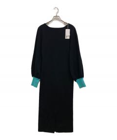⭐️ファビアナフィリッピ　レザーニットワンピース　size L⭐️ 中古・古着通販】fabiana filippi (ファビアナフィリッピ) メリノ