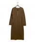 fabiana filippi (ファビアナフィリッピ) メリノウールニットワンピース ブラウン サイズ:XS：15000円