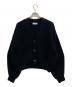 SACRA（サクラ）の古着「BOILED LAMBWOOL FURROW CARDIGAN」｜ブラック