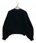 SACRA (サクラ) BOILED LAMBWOOL FURROW CARDIGAN ブラック サイズ:38：12000円