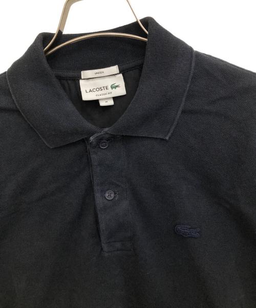 LACOSTE（ラコステ）LACOSTE (ラコステ) ウォッシュドポロシャツ ネイビー サイズ:Mの古着・服飾アイテム