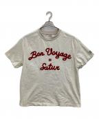 SATURDAYサタデー）の古着「Bon Voyage Tシャツ」｜ホワイト