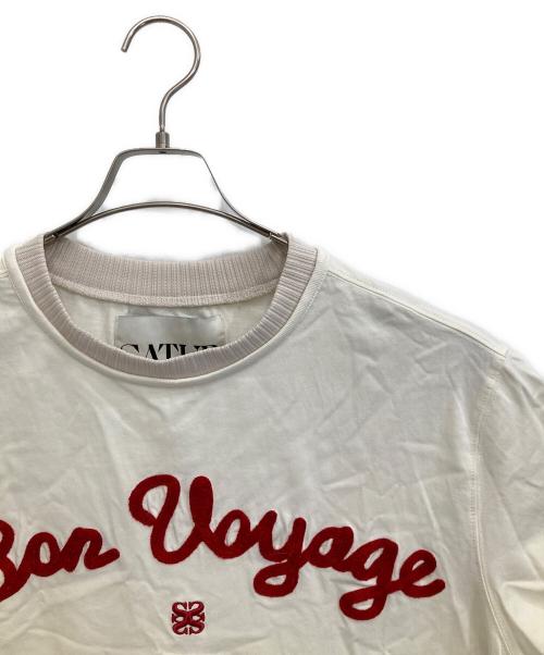 SATURDAY（サタデー）SATURDAY (サタデー) Bon Voyage Tシャツ ホワイト サイズ:Mの古着・服飾アイテム