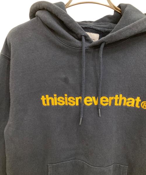 thisisneverthat（ディスイズネバーザット）thisisneverthat (ディスイズネバーザット) T-Logo Hoodie ネイビー サイズ:Sの古着・服飾アイテム