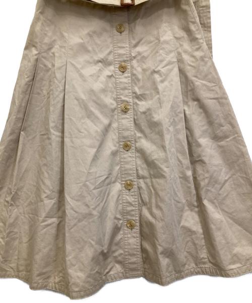 BURBERRY LONDON（バーバリーロンドン）BURBERRY LONDON (バーバリーロンドン) フレンチスリーブワンピース ベージュ サイズ:40の古着・服飾アイテム