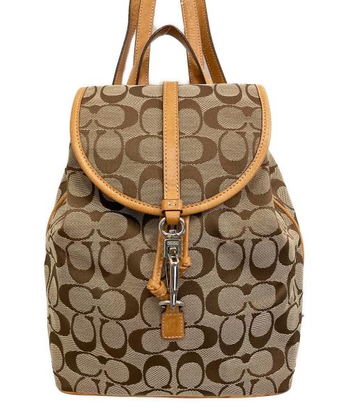 COACH（コーチ）COACH (コーチ) リュック ブラウンの古着・服飾アイテム