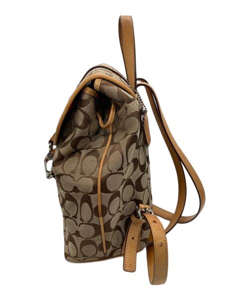 COACH（コーチ）COACH (コーチ) リュック ブラウンの古着・服飾アイテム