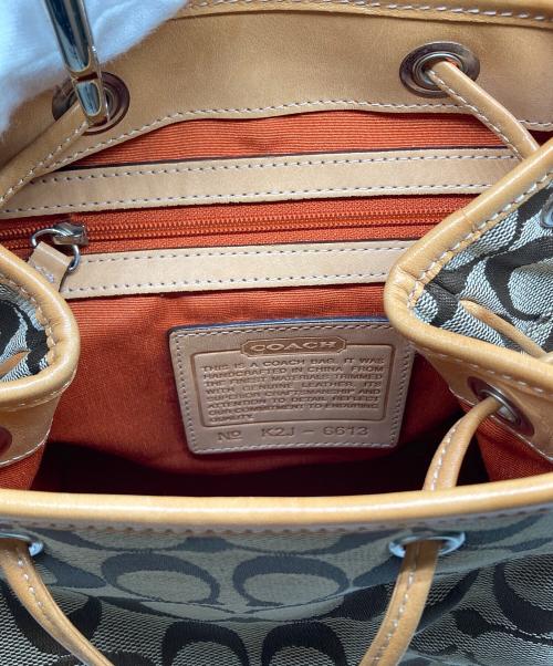 COACH（コーチ）COACH (コーチ) リュック ブラウンの古着・服飾アイテム