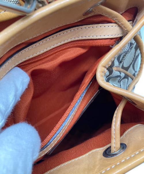 COACH（コーチ）COACH (コーチ) リュック ブラウンの古着・服飾アイテム