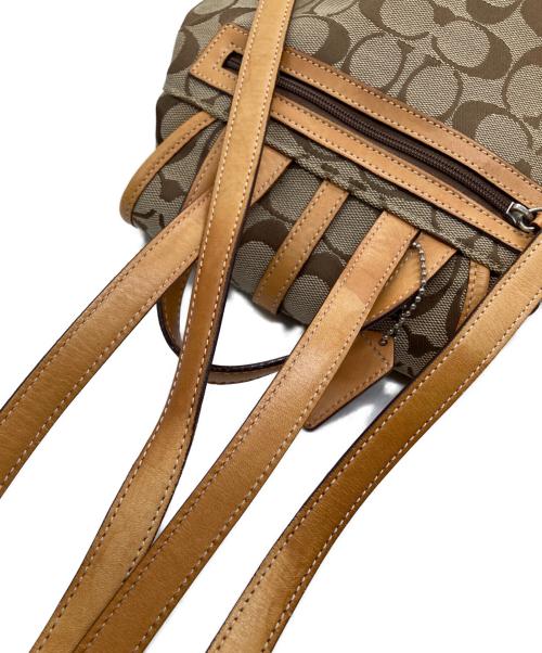 COACH（コーチ）COACH (コーチ) リュック ブラウンの古着・服飾アイテム