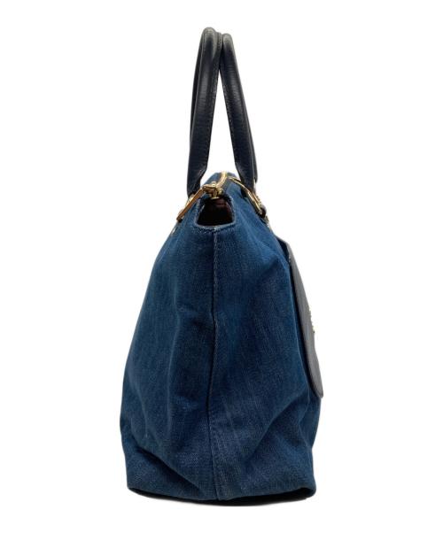 COACH（コーチ）COACH (コーチ) デニムハンドバッグ インディゴの古着・服飾アイテム