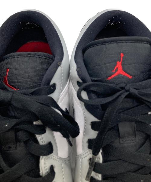 NIKE（ナイキ）NIKE (ナイキ) AIR JORDAN 1 LOW ライトグレー×ホワイト サイズ:27の古着・服飾アイテム