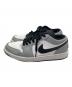 中古・古着 NIKE (ナイキ) AIR JORDAN 1 LOW ライトグレー×ホワイト サイズ:27：6000円