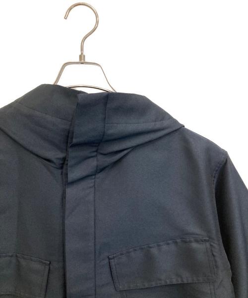 GALERIE VIE（ギャルリーヴィー）GALERIE VIE (ギャルリーヴィー) シェイプメモリー ZIPフードブルゾン ネイビー サイズ:FREEの古着・服飾アイテム