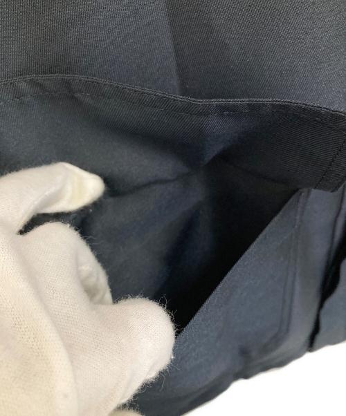GALERIE VIE（ギャルリーヴィー）GALERIE VIE (ギャルリーヴィー) シェイプメモリー ZIPフードブルゾン ネイビー サイズ:FREEの古着・服飾アイテム