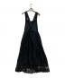 tricot COMME des GARCONS (トリココムデギャルソン) ビジューティアードワンピース ブラック サイズ:M：10000円