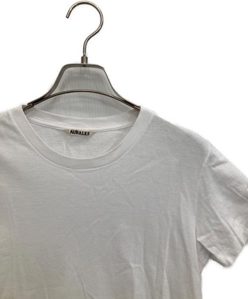 AURALEE（オーラリー）AURALEE (オーラリー) SEAMLESS CREW NECK TEE ホワイト サイズ:1の古着・服飾アイテム