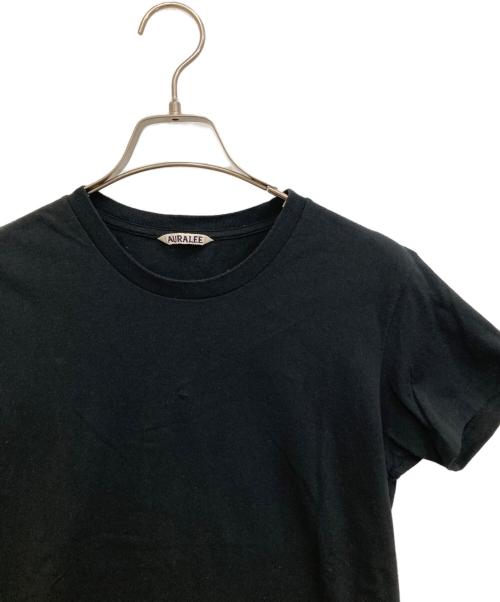 AURALEE（オーラリー）AURALEE (オーラリー) SEAMLESS CREW NECK TEE ブラック サイズ:1の古着・服飾アイテム